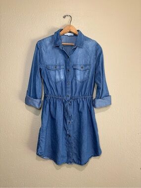 Love Tree Women’s  Denim Tunic Hipster Y2K Vibes Dress Size M